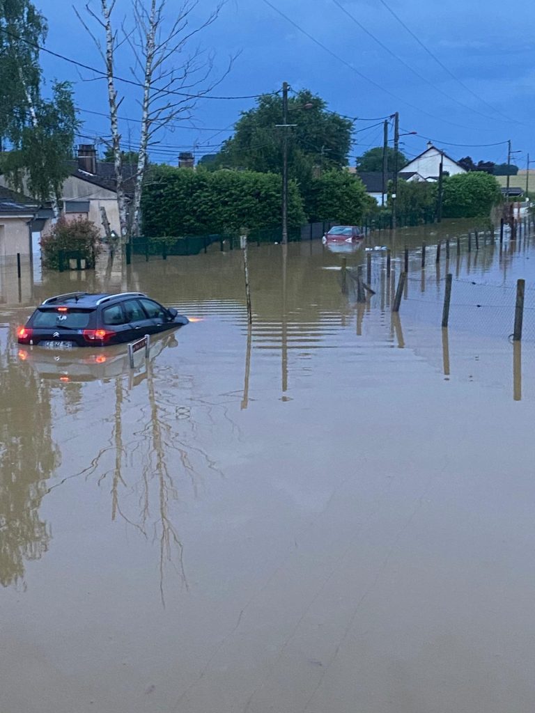 inondations Sancergues juin 2024
