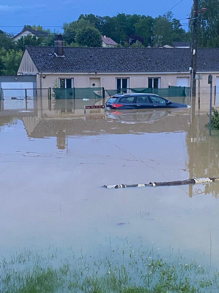 inondations Sancergues juin 2024