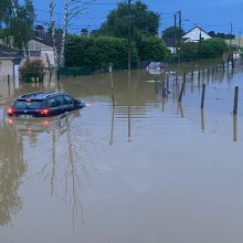 Inondations à Sancergues